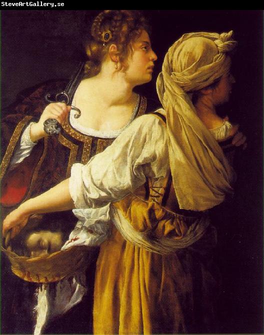 GENTILESCHI, Artemisia Judith and her Maidservant  sdg